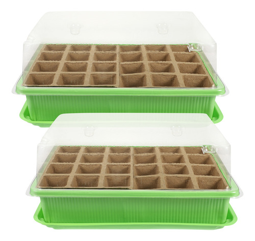 Caja De Semilleros De Plantas En Miniatura Para Vivero, 2 Ju