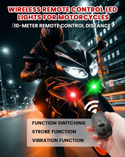 Luces Estroboscópicas Led Inalámbricas Inalámbricas De Ride