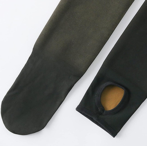 Calzas Efecto Piel Mujer Needfeel Felpa Talles Grandes