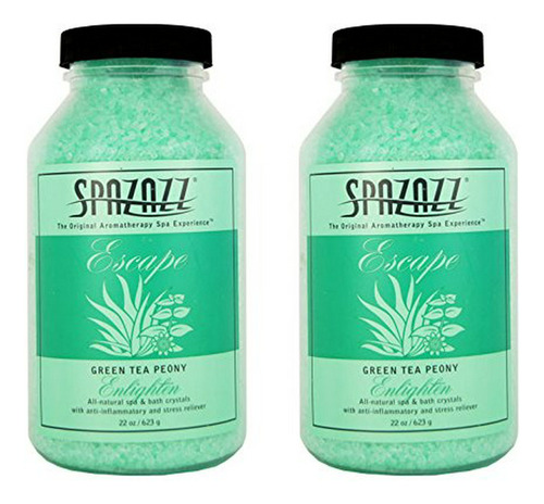 Aromaterapia Spazazz Cristales Spa - Baño 2pk Clásicos (té V