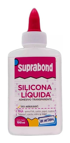 Silicona Liquida Adhesivo 100ml Transparente Suprabond