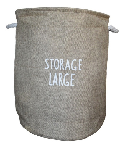 Canasto Ropa Sucia Limpia Cesto Plegable Storage Beige P