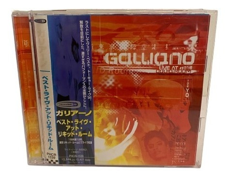 Galliano  Live At The Liquid Room (tokyo) Cd Jap Obi 