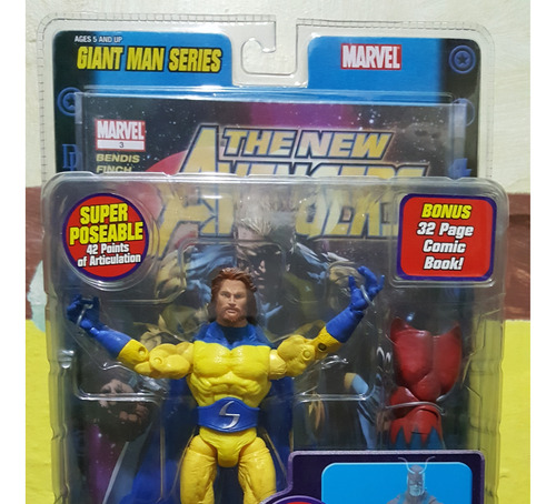 Marvel Legends Toz Biz Sentri Variante Amarillo Baf Giantman