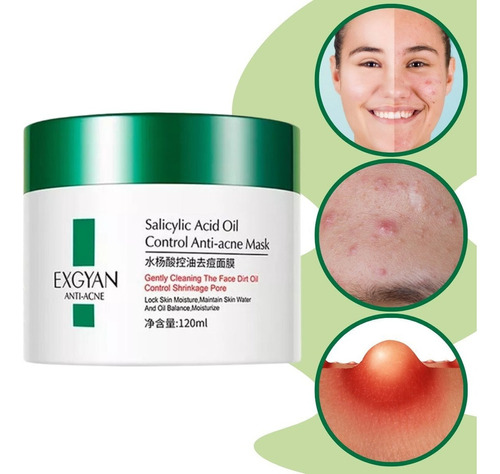 Crema Exgyan Anti-acne Cuidado Facial Exfoliante Hidratante Tipo De Piel Normal
