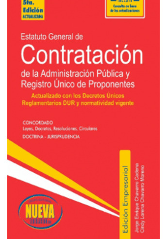 Libro Estatuto General De Contratacion De La Administracion