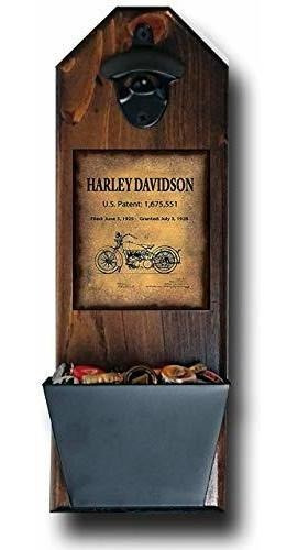  Harley Davidson - Motorcycle Patent Of Vintage Bike  Wall M