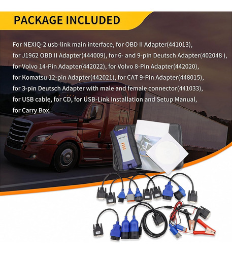 Scanner Para Nexiq 2 Camiones Buses Maquinaria Usb Bluetooth