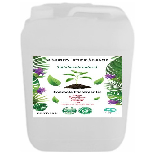 Jabon Potasico Liquido 10 Litros  Natural Biodegradable