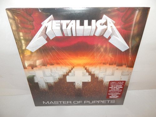 Metallica Lp Vinil Acetato Master Of Puppets Dist0 Megadeth