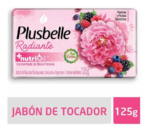 Pack X 81 Unid Jabon Tocador  Radiante 125 Gr Plusbelle Jab