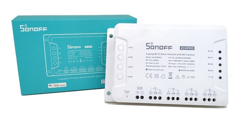 Sonoff 4ch Pro Canais R3 Interruptor Wifi Sem Fio Rf 433mhz