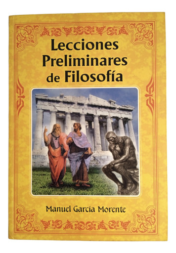 Libro Lecciones Preliminares De Filosofia