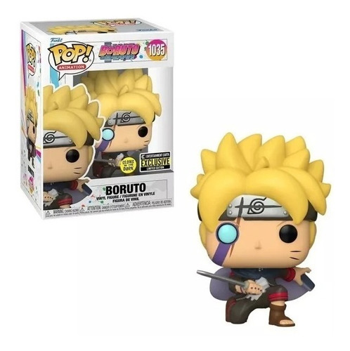 Funko Pop Boruto 1035 Brilla Oscuridad Entertainment Sticker