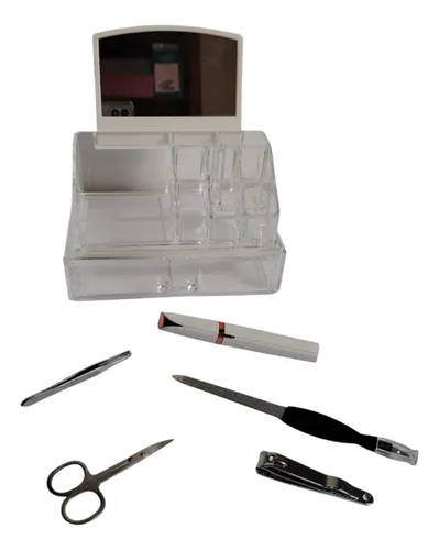 comprar Organizador Cosmeticos + Box Belleza + Depilador Facial