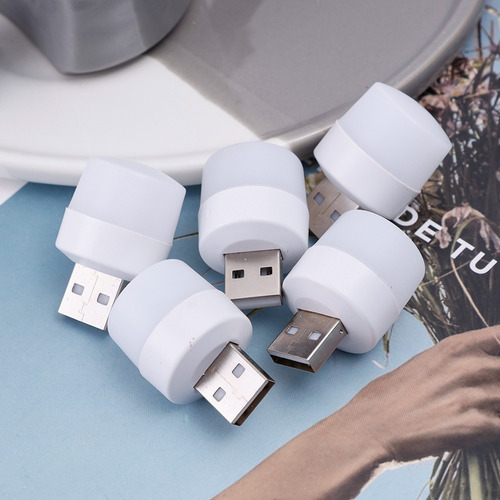Lámpara Nocturna Mini Led Usb 1a 5v, 50 Unidades