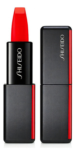 Labial Shiseido Modernmatte Powder Lipstick Color 509 Flame