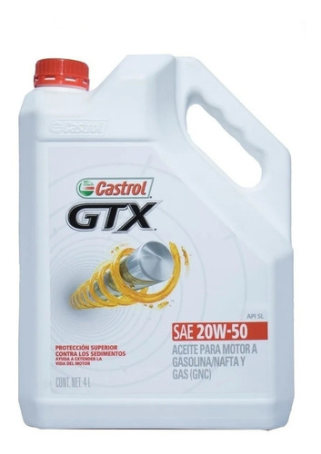 Castrol Gtx 20w50 X4l
