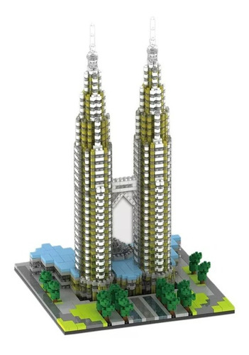 Set De Construcción Petronas Twin Towers 2351 Piezas En Caja