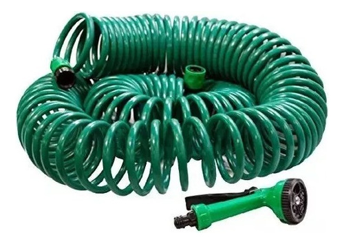 Manguera Espiral 30m Con Pistola Rociador Jardin Extensible