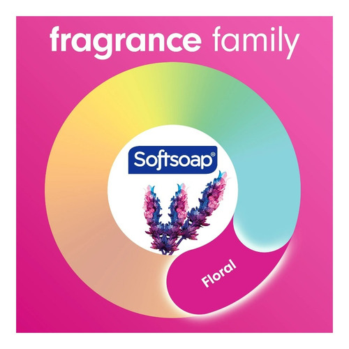 Softsoap Jabón Corporal Hidratante 591 Ml Rosa Brillante Y Vainilla