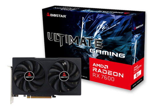 Tarjeta Video Gamer Biostar Radeon Rx7600 8gb Gaming