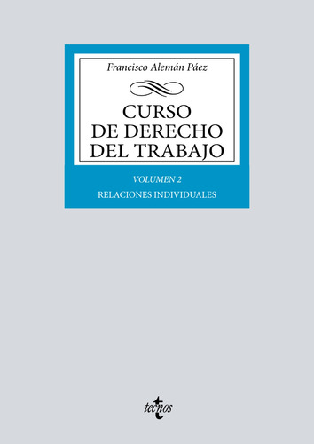 Curso De Derecho Del Trabajo - Alemán Páez, Francisco  - *