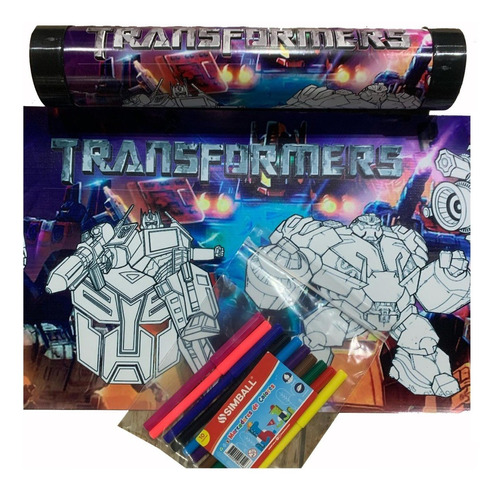 Lona Lavable Para Pintar Y Lavar Transformers Prime Robot