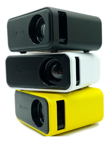 Mini Projetor Portatil Hd Data Show Led T500 1080p Video Cor Branco