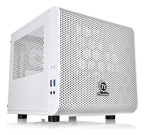 Thermaltake Core V1 Snow Edition Spcc Mini Itx Cube - Chasi.