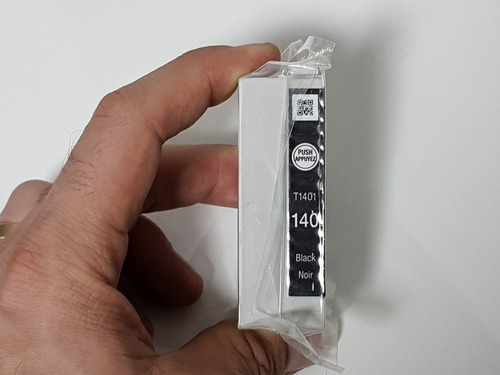 Kit 3x Cartucho 140 T140 T1401 Black Preto Original Epson