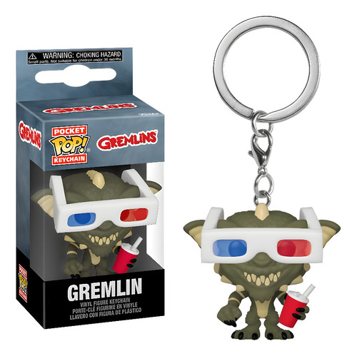 Llavero Pop Gremlins Strip With 3d Glasses Funko Keychain