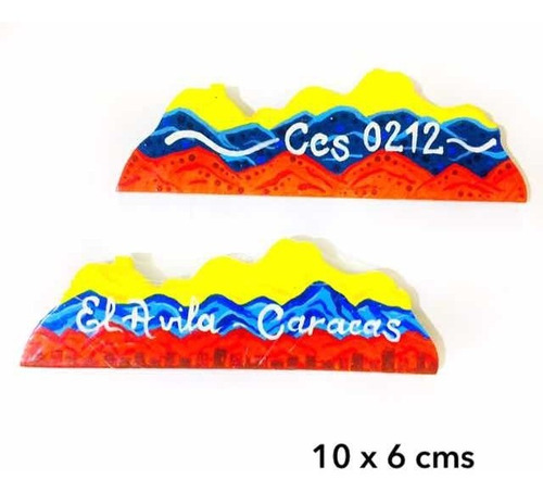 Imagen 4 de 8 de Imanes Decorativos Venezuela Souvenirs Recuerdos Mdf Pack 3