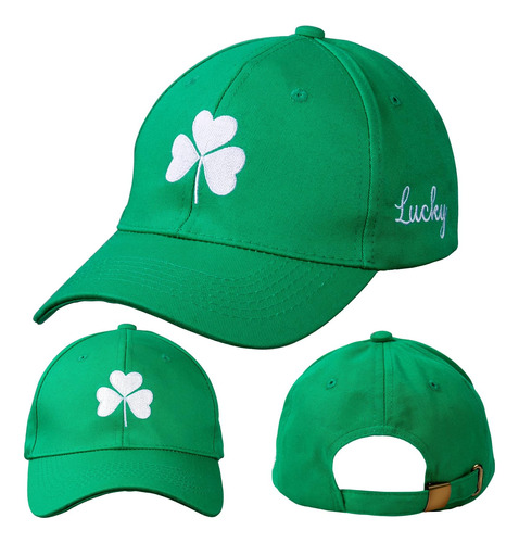 St. Patricks Day Hat - Gorra De Béisbol De La Suerte Con Tré