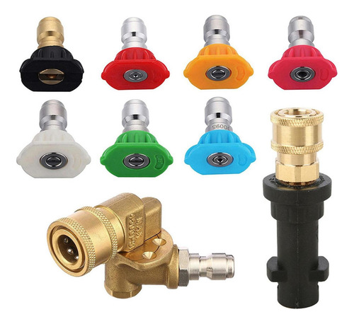 Kit De Adaptador De Lavado A Presión Profesional, Puntas De