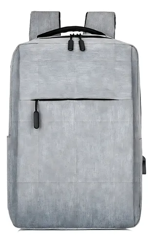 Mochila Executiva Impermeavel 25l Masculina Cor Petro Cor Cinza Desenho Do Tecido Liso