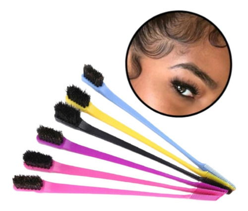 Imagem 1 de 5 de Escova Para Baby Hair Importada 2 Em 1