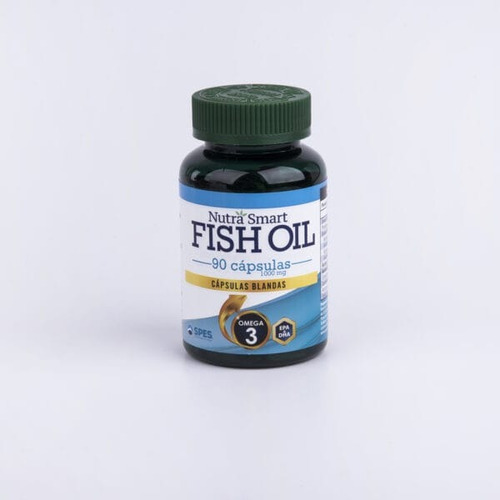Omega 3 Fish Oil 1000 Mg. X 90 Capsulas (nutra Smart) Sabor Sin Sabor