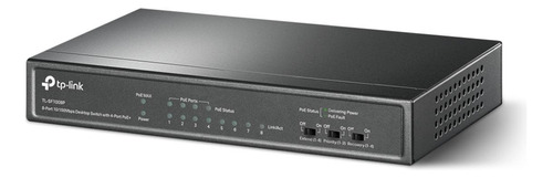 Switch Tp-link Tl-sf1008p 8 Puertos 10/100 4 Poe