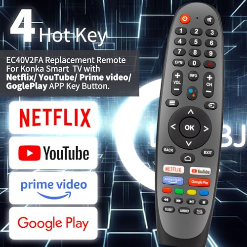 Pack De Control Remoto Ec40v2fa Para Caixun Android Tv