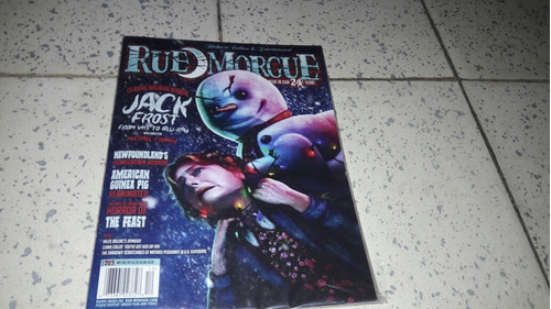 Revista De Terror En Ingles Rue Morgue # 203 Buen Estado