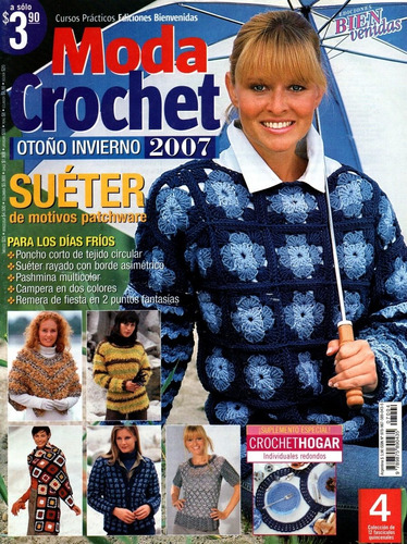 Revistas Crochet Bienvenidas Pack X2 2007 3y4 Otoño/invier