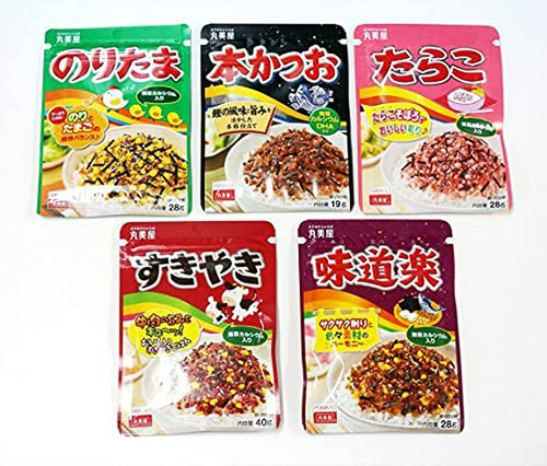 Marumiya Furikake Condimentos De Arroz Japonés 5 Paquetes (5