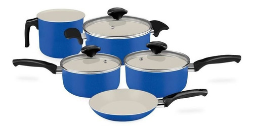 Tramontina Bateria De Cocina Georgia 5 Pzas Juego De Teflon