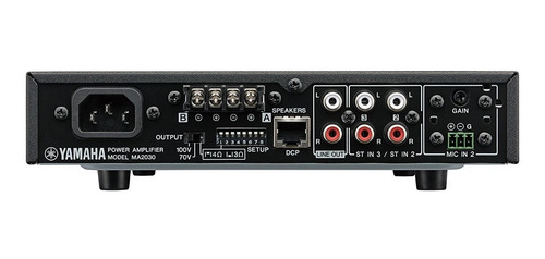 Mezcladora Yamaha Amplificada Para Instalaciones Ma2030