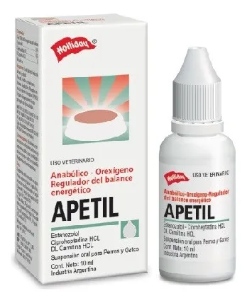 Apetil - Estimulante Del Apetito Para Perros Gatos 10 Ml