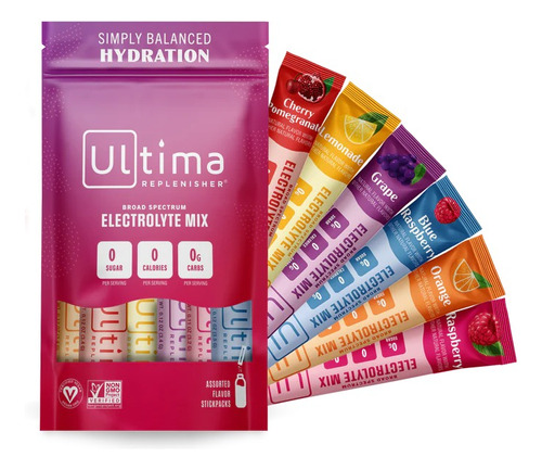 Ultima Replenisher Electrolitos Y Minerales En Polvo Keto 