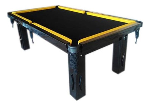 Mesa Sinuca Bilhar Snooker 2,23 X 1,23 Pedra Ardósia Bicolor