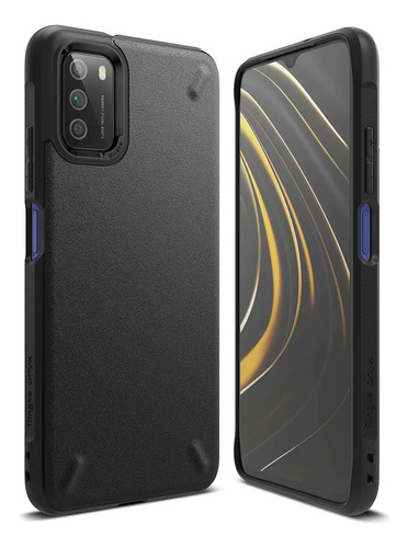 Estuche Xiaomi Poco M3 Ringke Onyx Color Negro