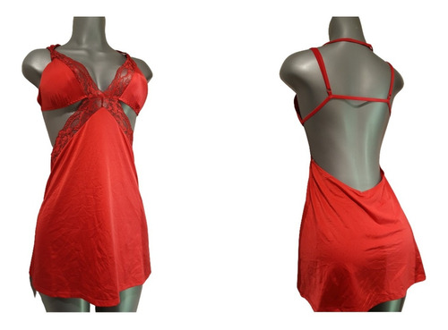 Babydoll Dama Red Talla S